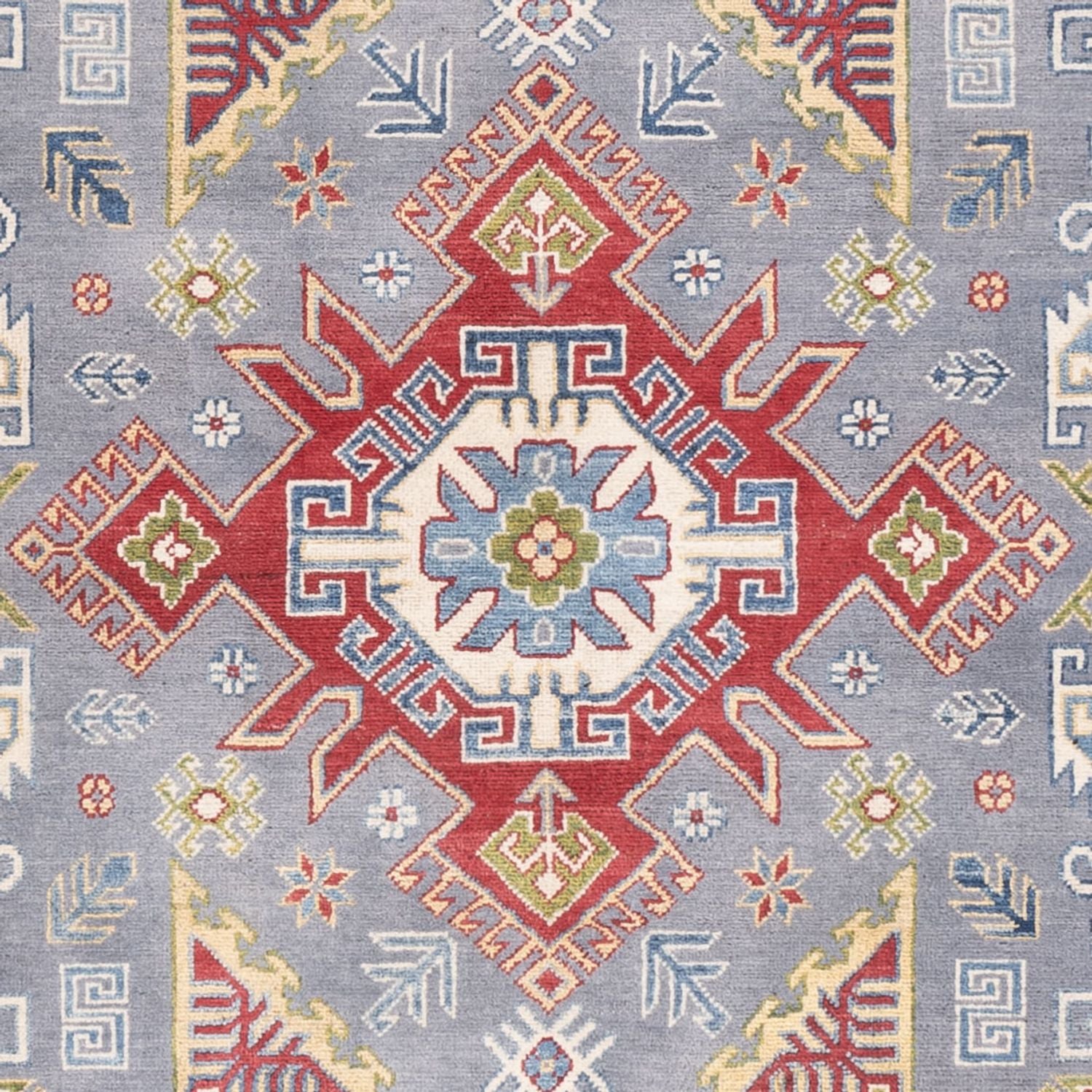 Alfombra Ziegler - Kazak - 302 x 202 cm - azul claro