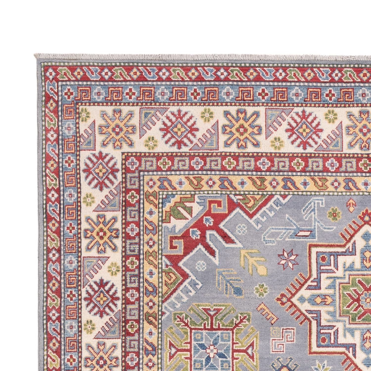 Alfombra Ziegler - Kazak - 302 x 202 cm - azul claro
