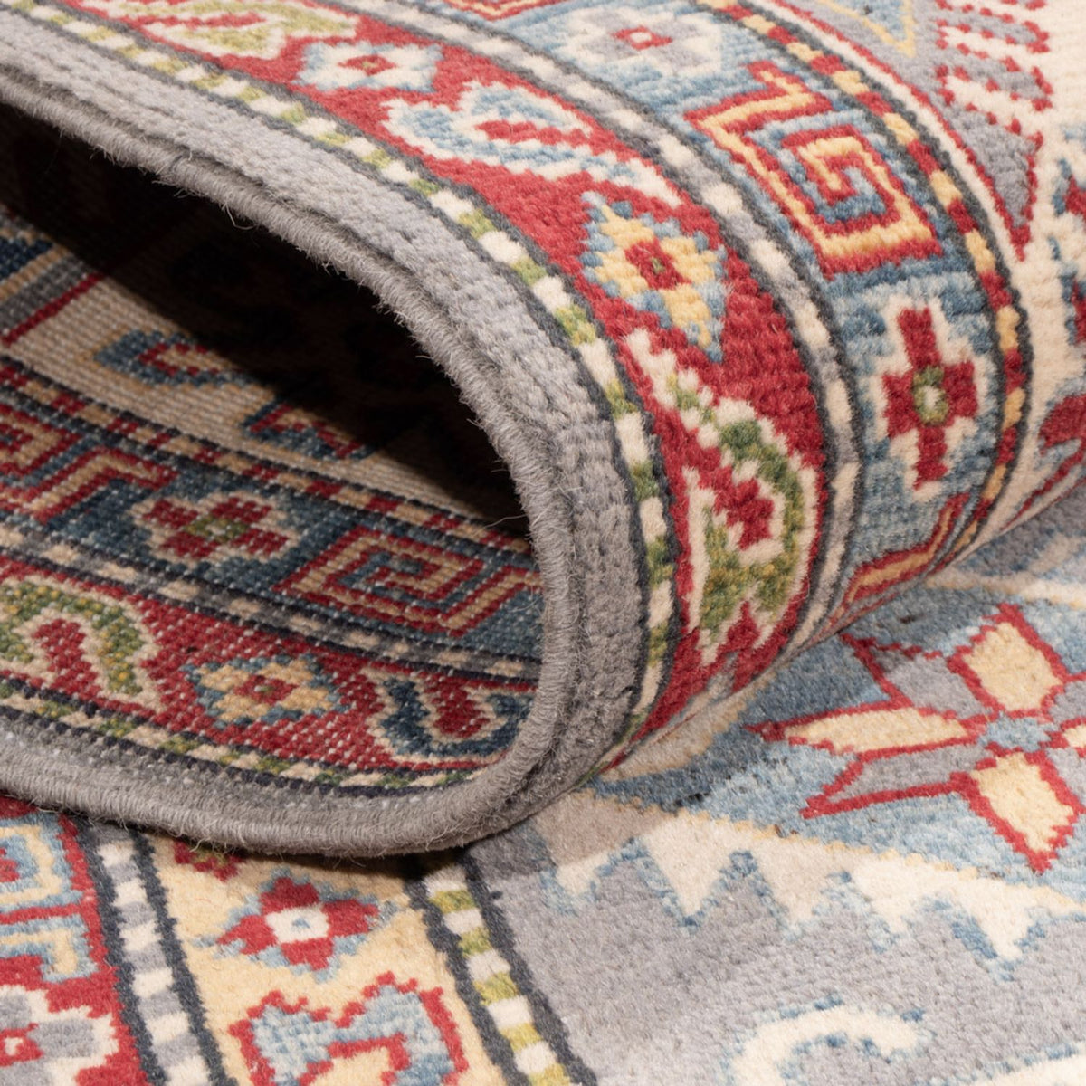 Alfombra Ziegler - Kazak - 302 x 202 cm - azul claro