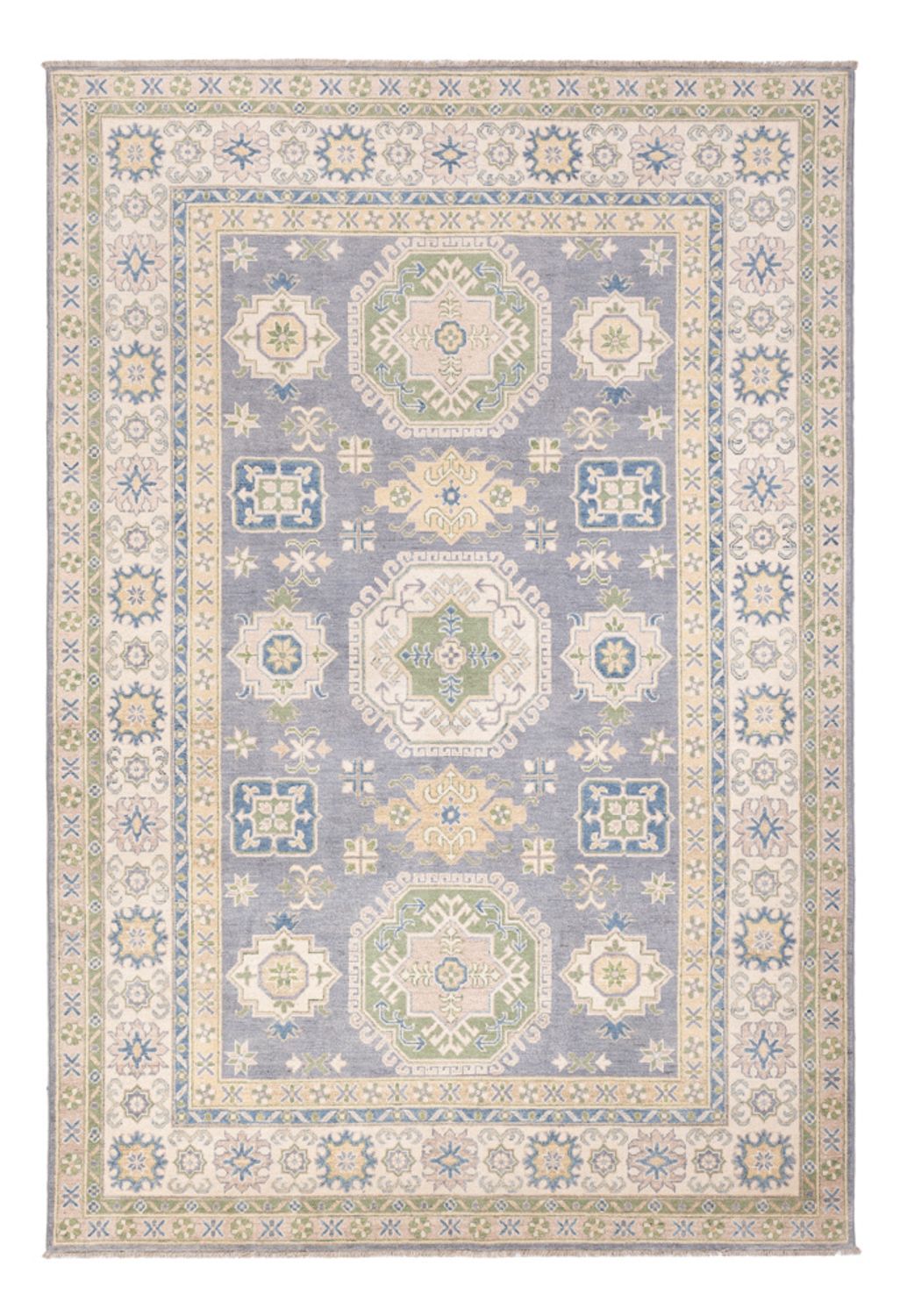 Alfombra Ziegler - Kazak - 299 x 201 cm - azul marino