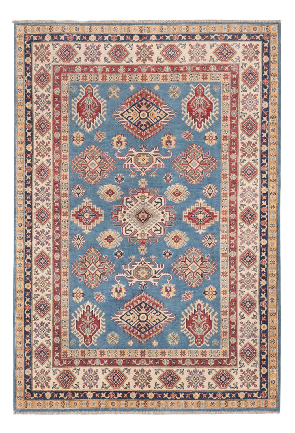 Alfombra Ziegler - Kazak - 276 x 185 cm - azul