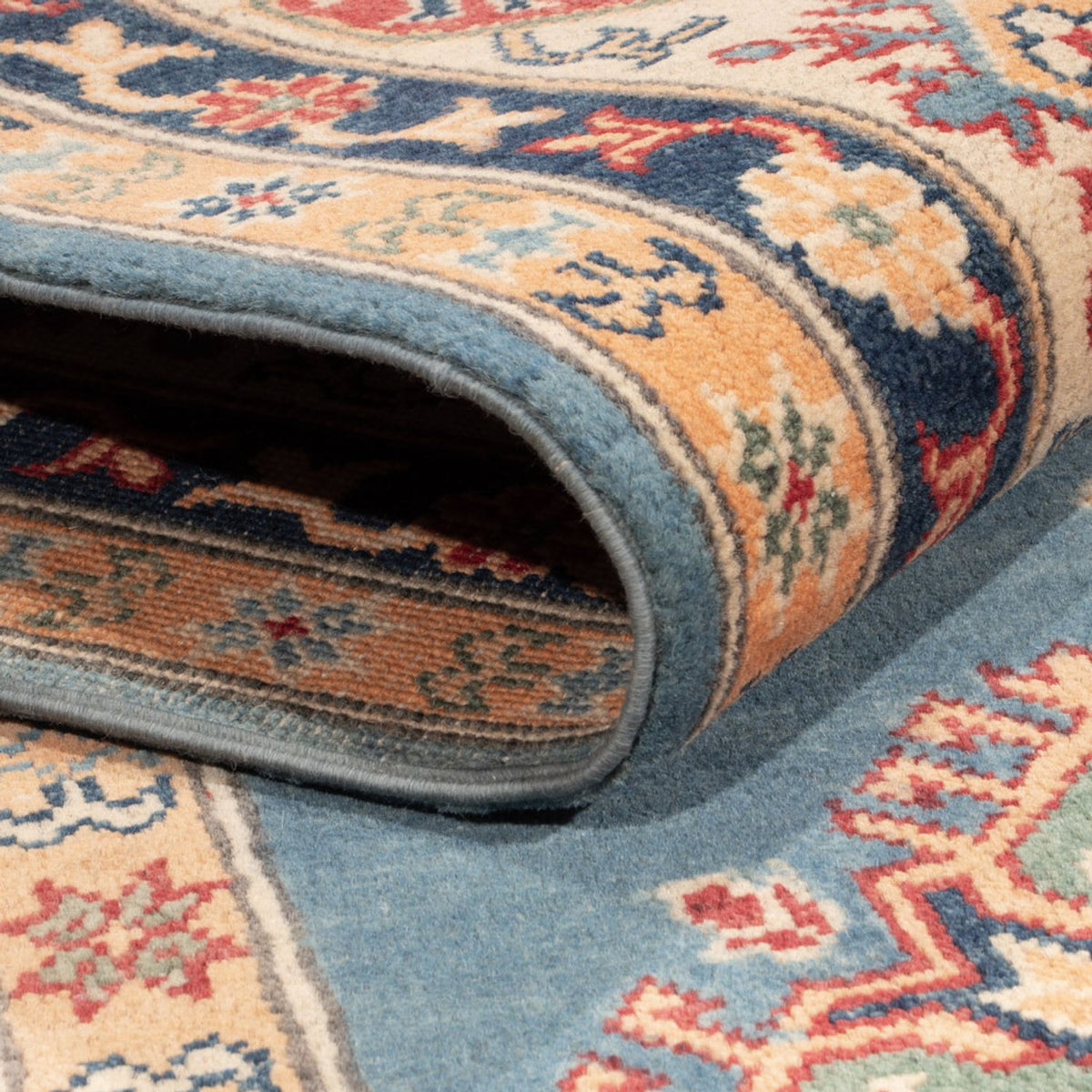 Alfombra Ziegler - Kazak - 276 x 185 cm - azul