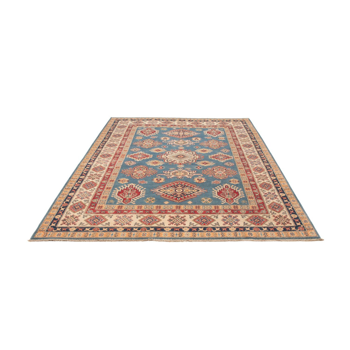 Alfombra Ziegler - Kazak - 276 x 185 cm - azul