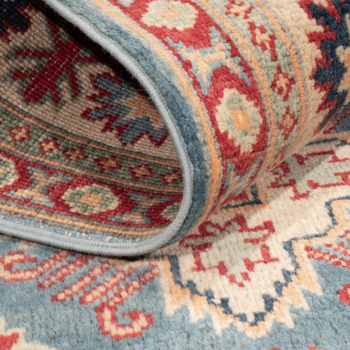 Alfombra Ziegler - Kazak - 203 x 148 cm - azul