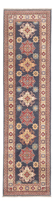 Alfombra de pasillo Alfombra Ziegler - Kazak - 303 x 80 cm - azul oscuro