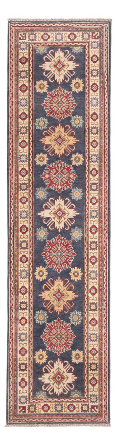 Alfombra de pasillo Alfombra Ziegler - Kazak - 303 x 80 cm - azul oscuro