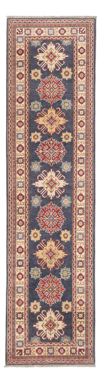 Alfombra de pasillo Alfombra Ziegler - Kazak - 303 x 80 cm - azul oscuro