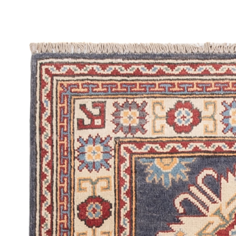 Alfombra de pasillo Alfombra Ziegler - Kazak - 303 x 80 cm - azul oscuro