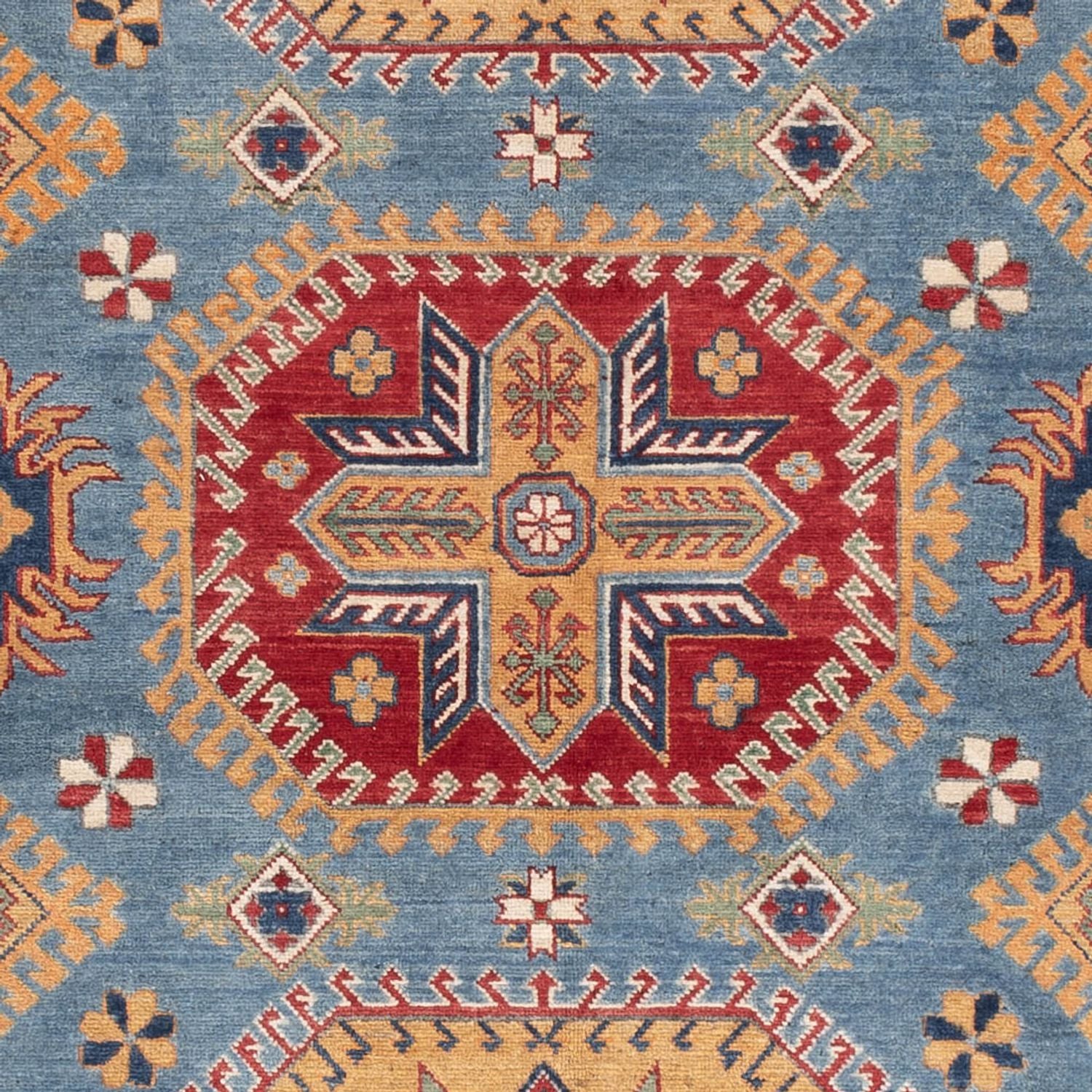 Alfombra Ziegler - Kazak - 291 x 202 cm - azul