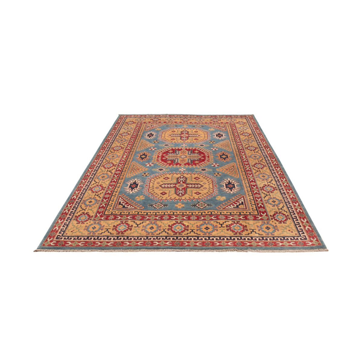 Alfombra Ziegler - Kazak - 291 x 202 cm - azul
