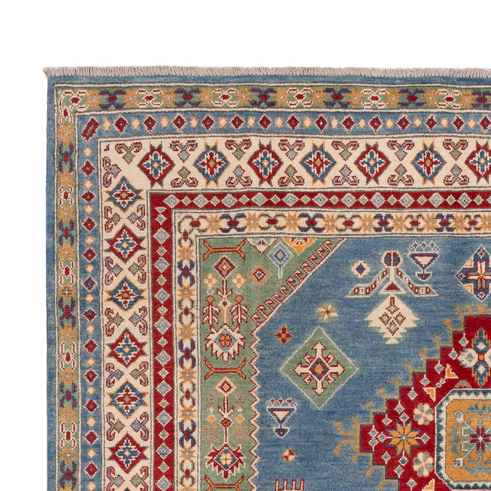 Alfombra Ziegler - Kazak - 300 x 198 cm - azul