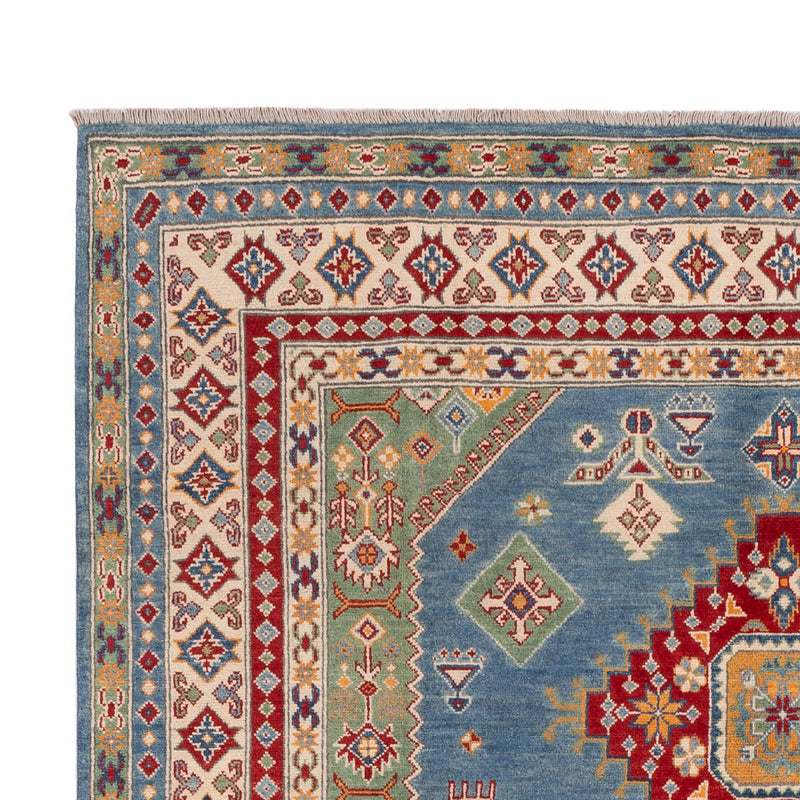Alfombra Ziegler - Kazak - 300 x 198 cm - azul