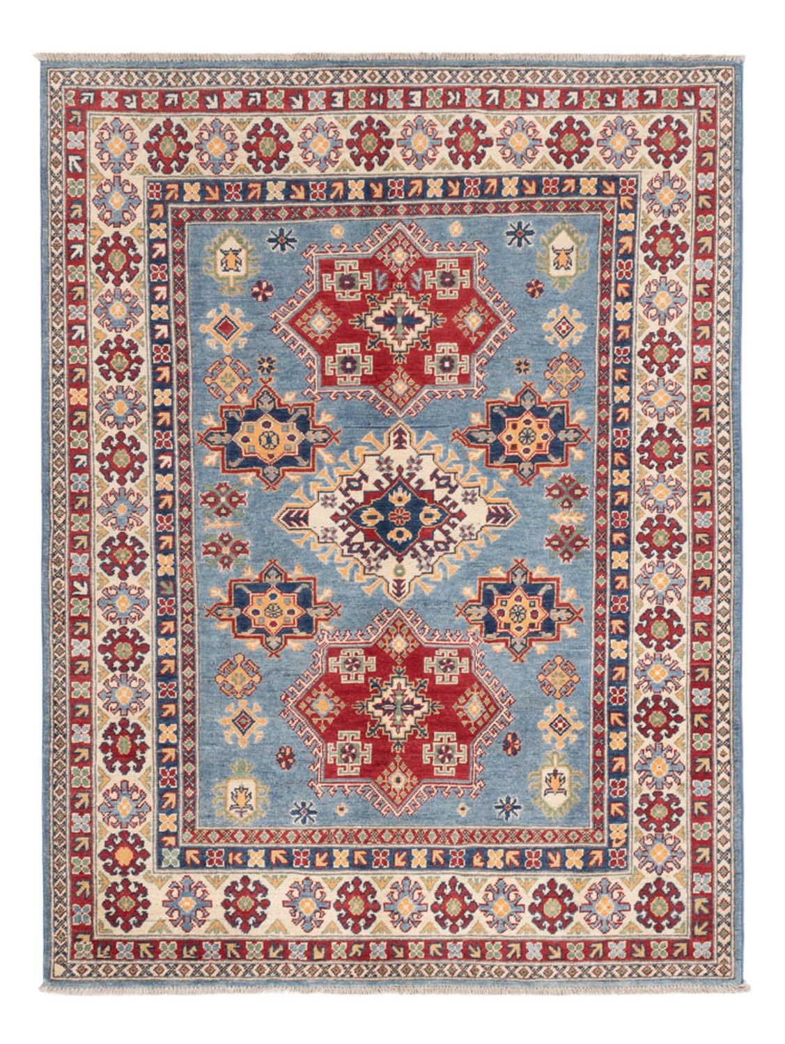 Alfombra Ziegler - Kazak - 202 x 153 cm - azul