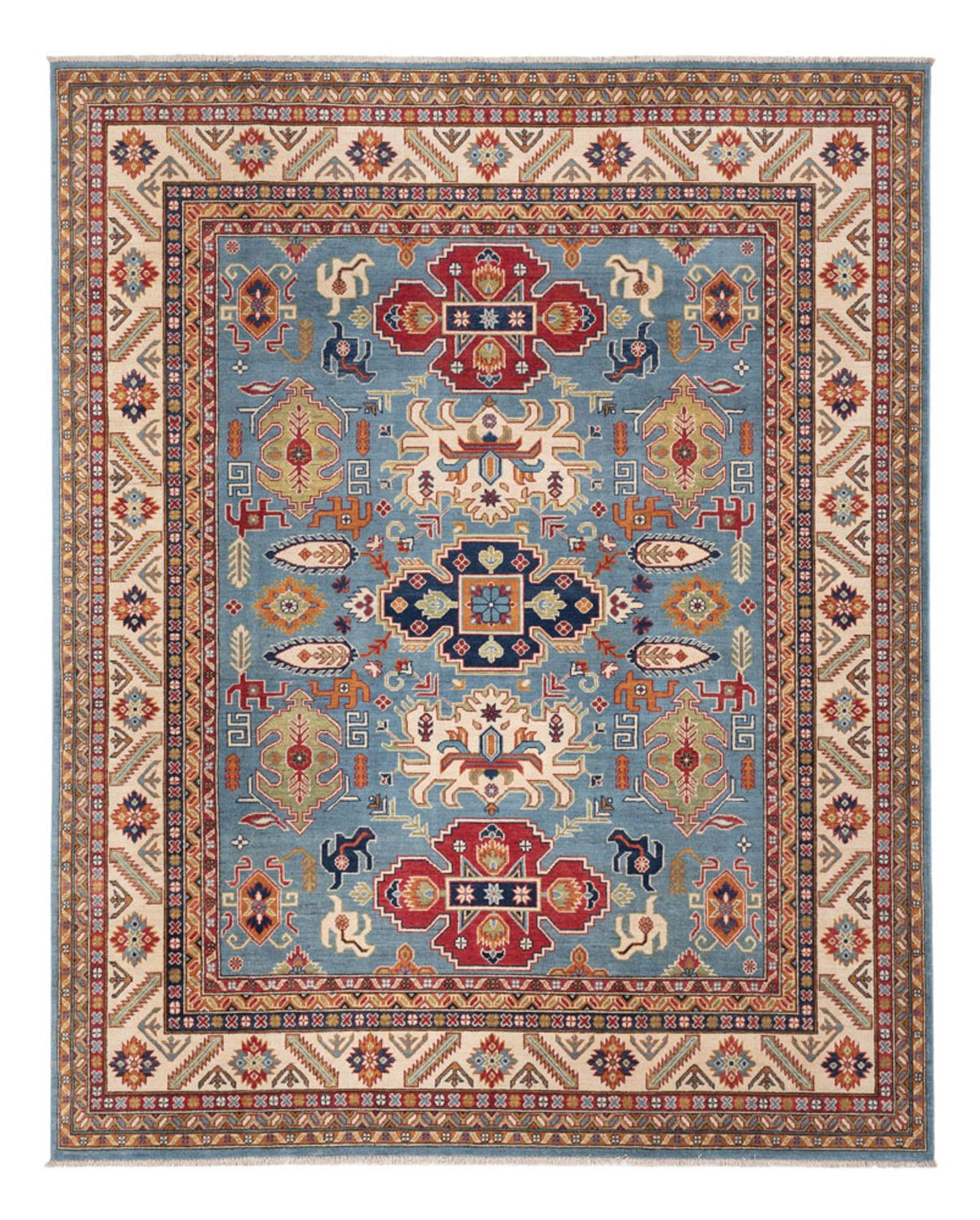 Alfombra Ziegler - Kazak - 301 x 243 cm - azul