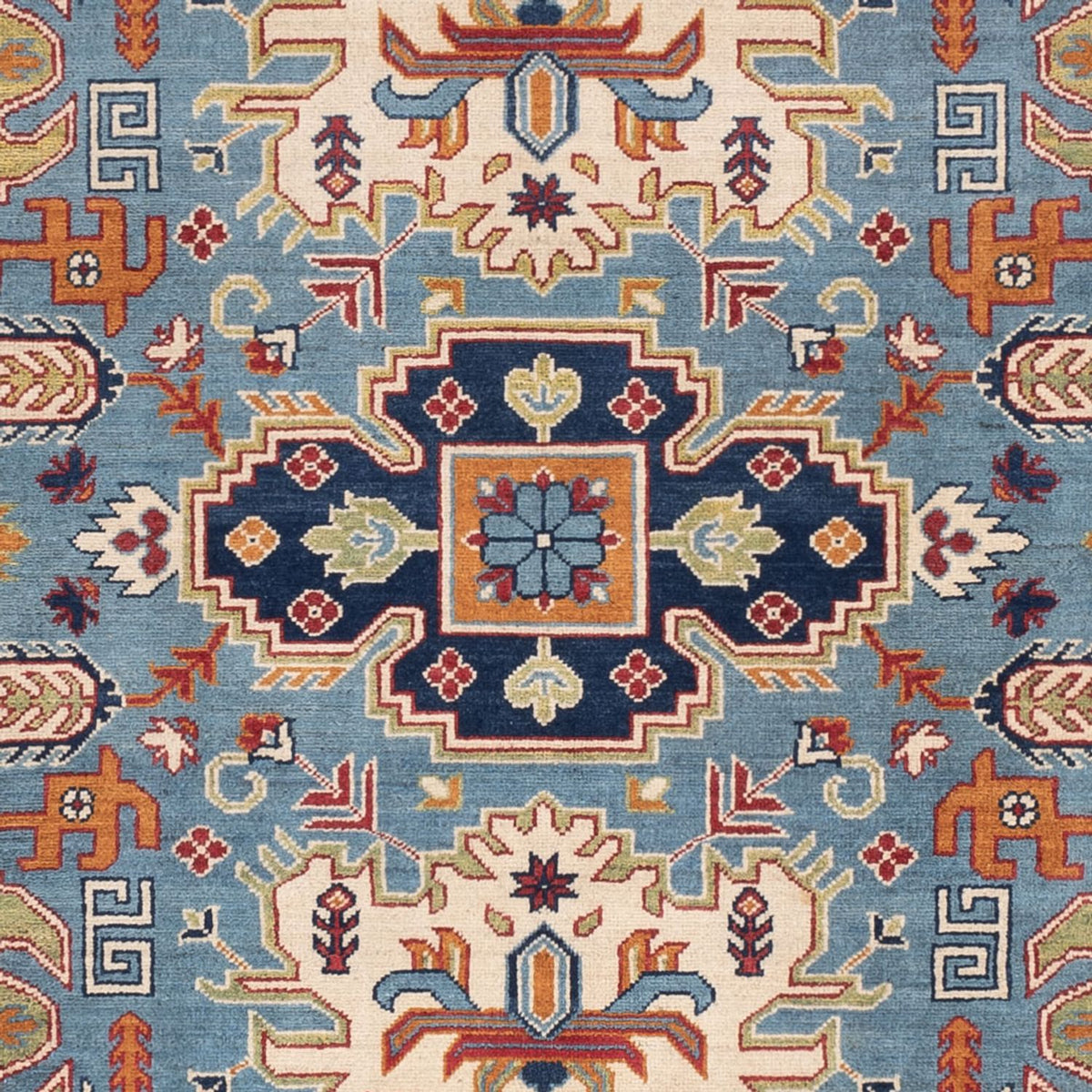 Alfombra Ziegler - Kazak - 301 x 243 cm - azul
