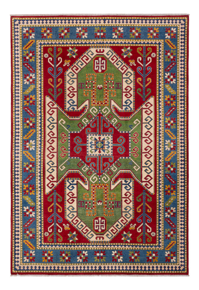 Alfombra Ziegler - Kazak - 297 x 202 cm - verde
