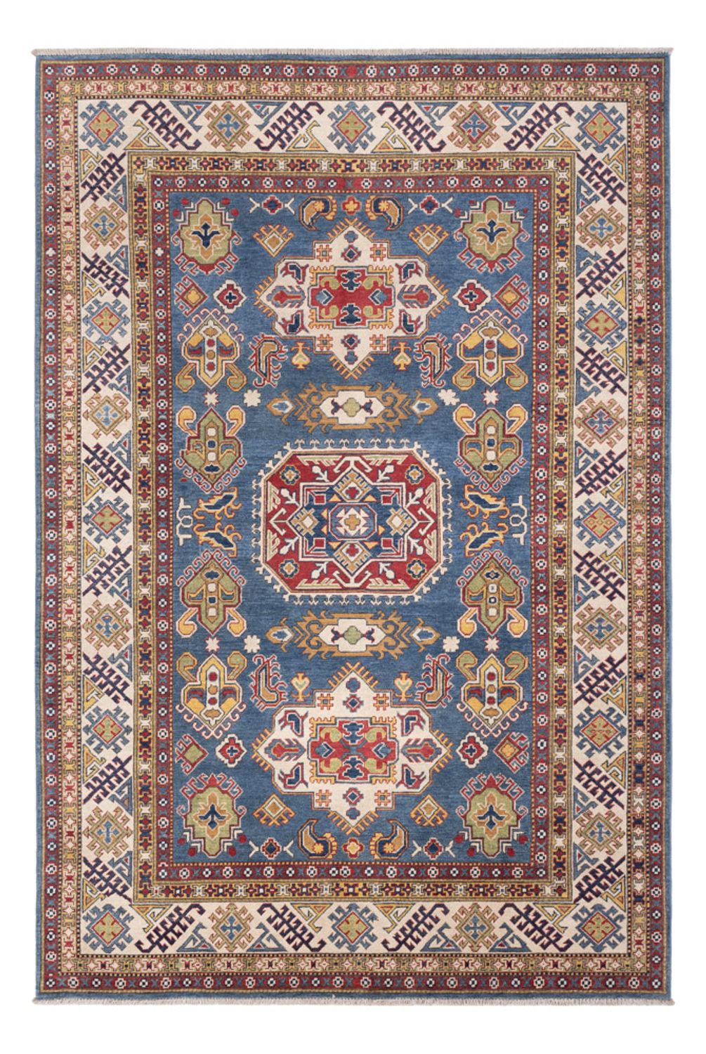 Alfombra Ziegler - Kazak - 296 x 198 cm - azul