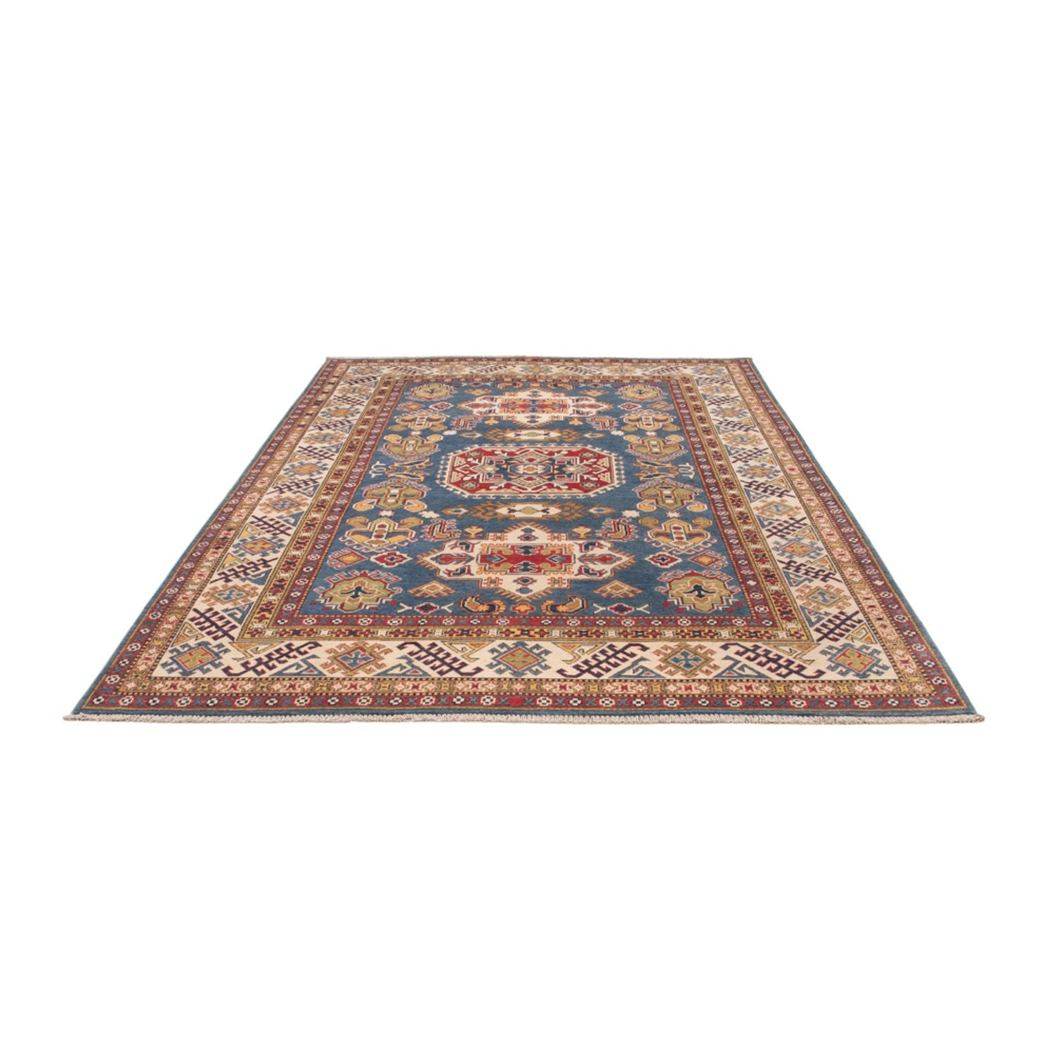 Alfombra Ziegler - Kazak - 296 x 198 cm - azul