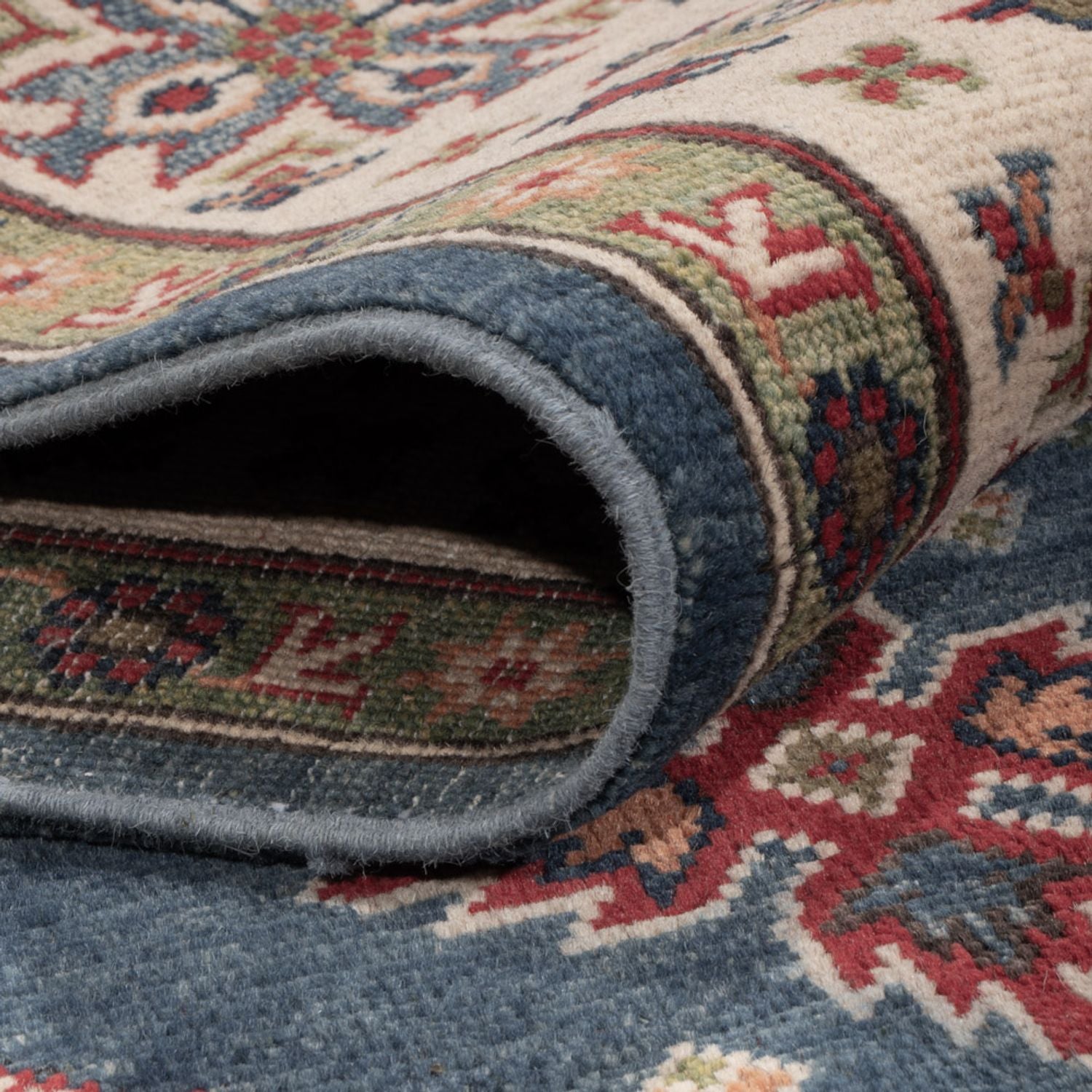 Alfombra Ziegler - Kazak - 298 x 204 cm - azul
