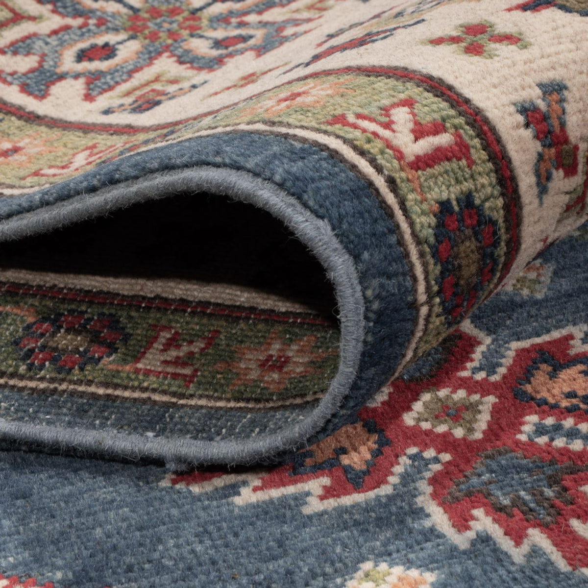 Alfombra Ziegler - Kazak - 298 x 204 cm - azul