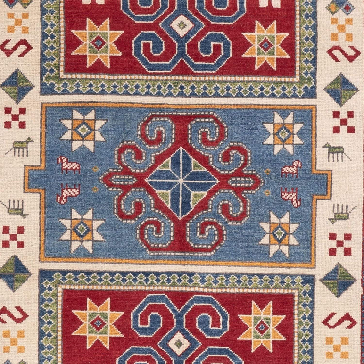 Alfombra Ziegler - Kazak - 302 x 197 cm - azul