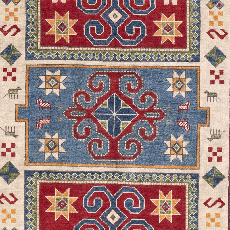 Alfombra Ziegler - Kazak - 302 x 197 cm - azul