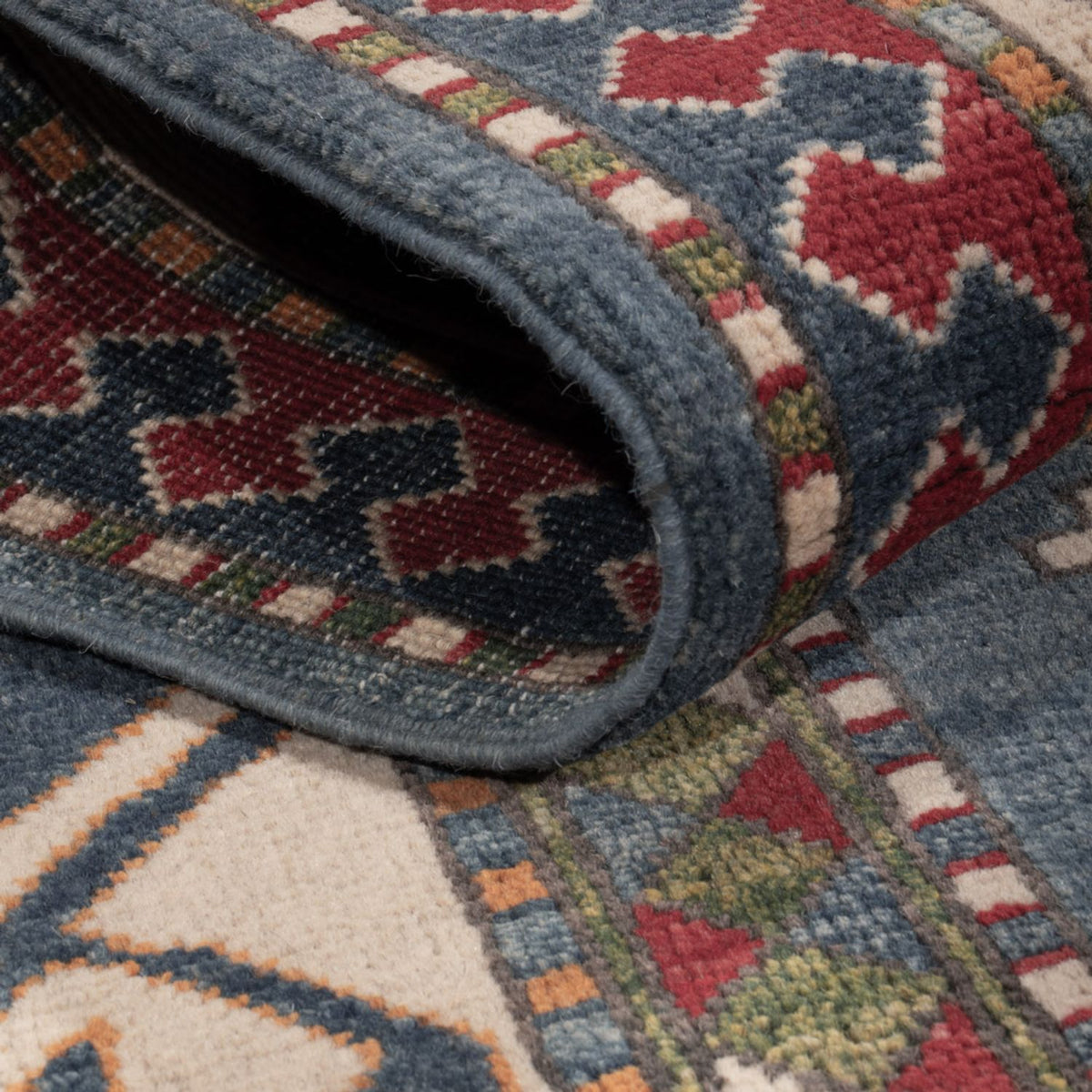 Alfombra Ziegler - Kazak - 302 x 197 cm - azul