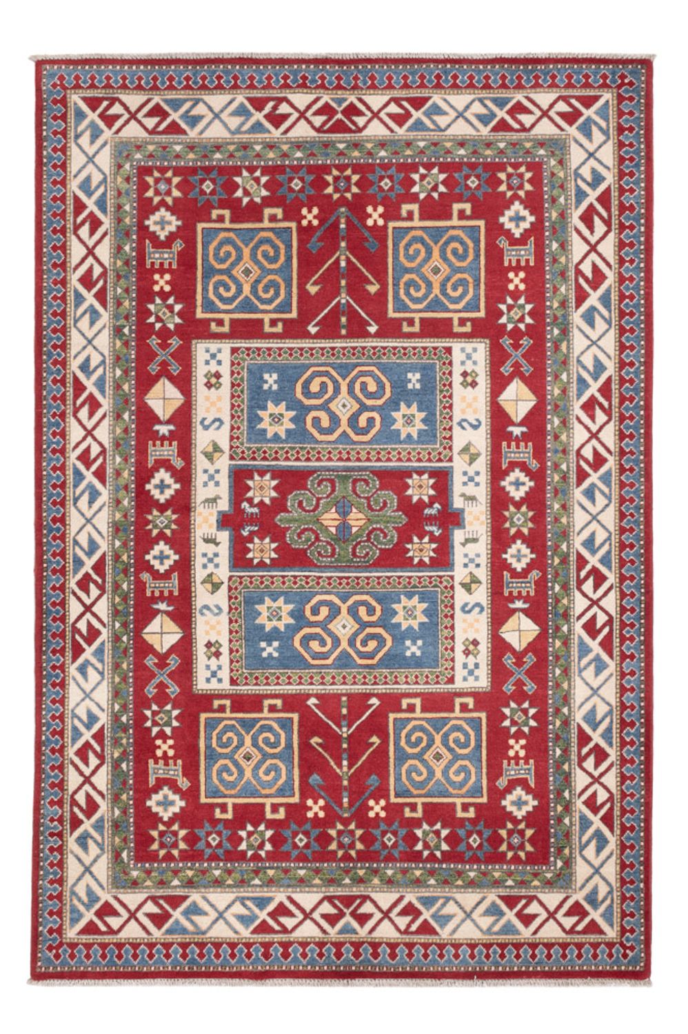 Alfombra Ziegler - Kazak - 246 x 162 cm - rojo