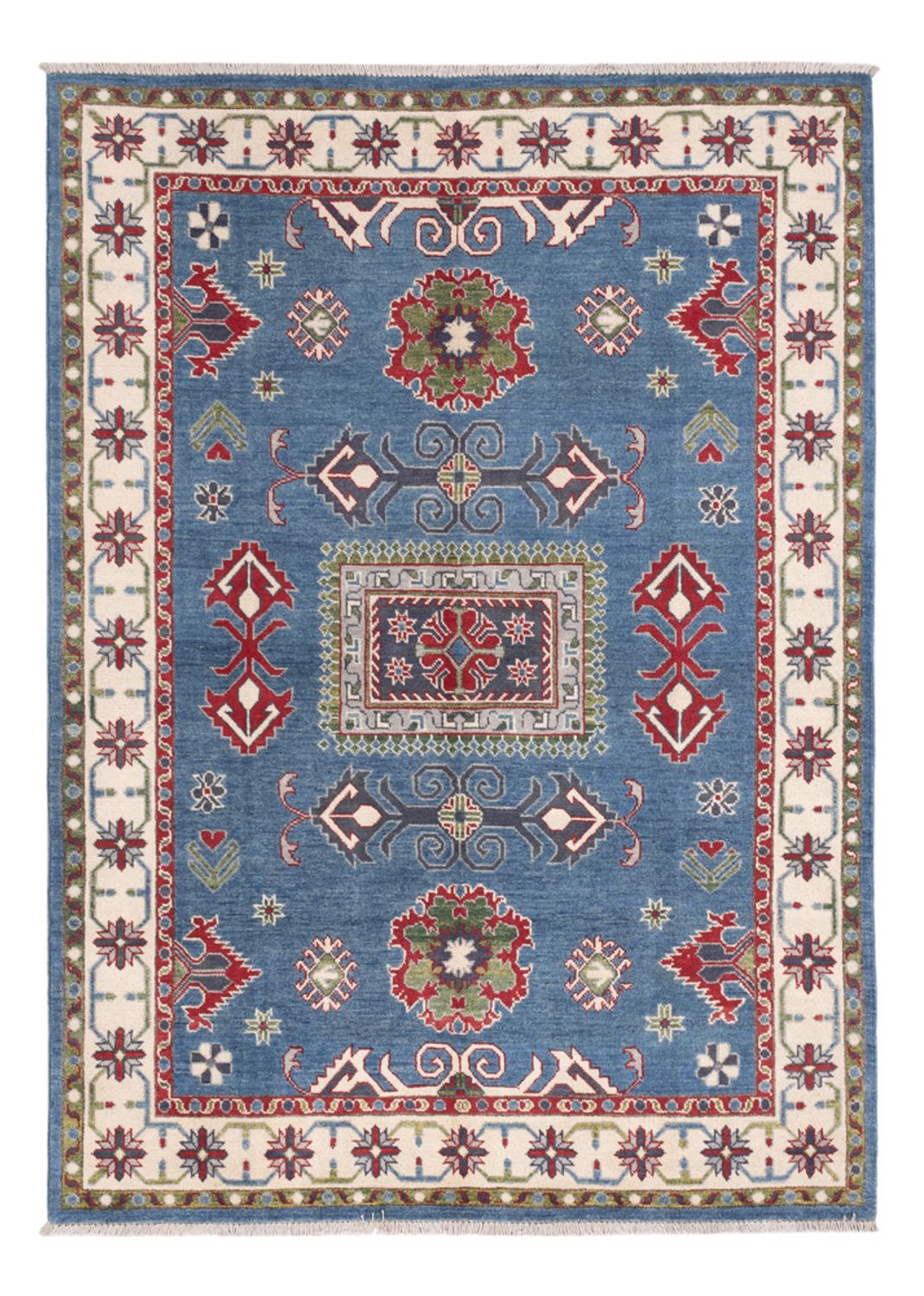 Alfombra Ziegler - Kazak - 207 x 147 cm - azul