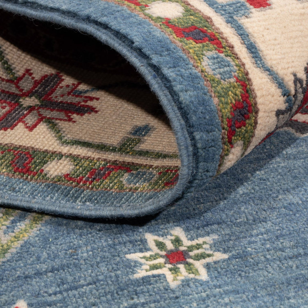 Alfombra Ziegler - Kazak - 207 x 147 cm - azul