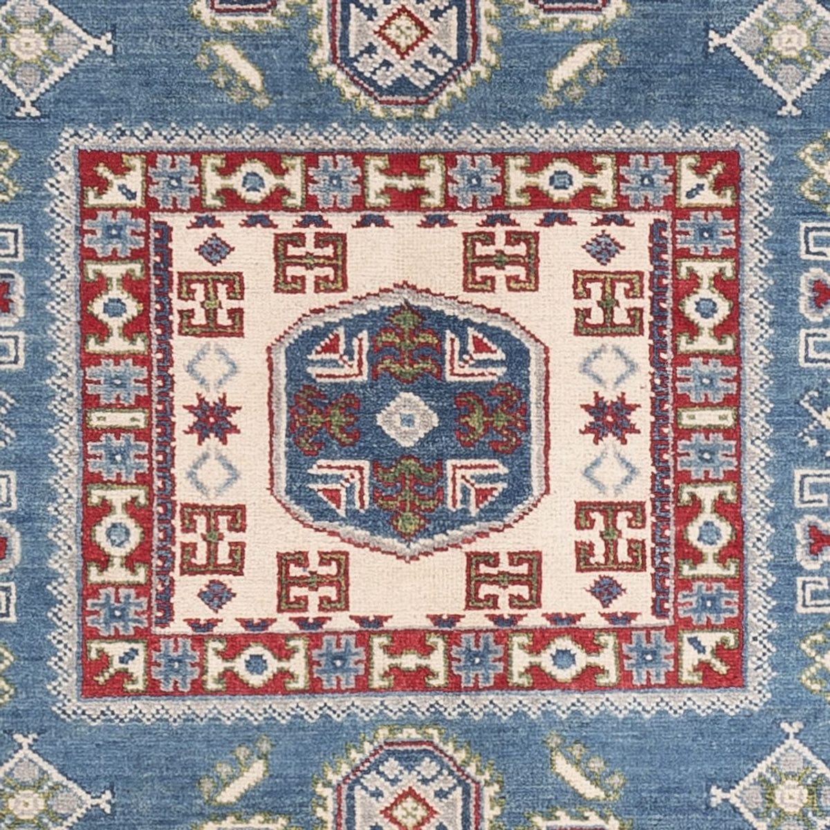 Alfombra Ziegler - Kazak - 197 x 149 cm - azul