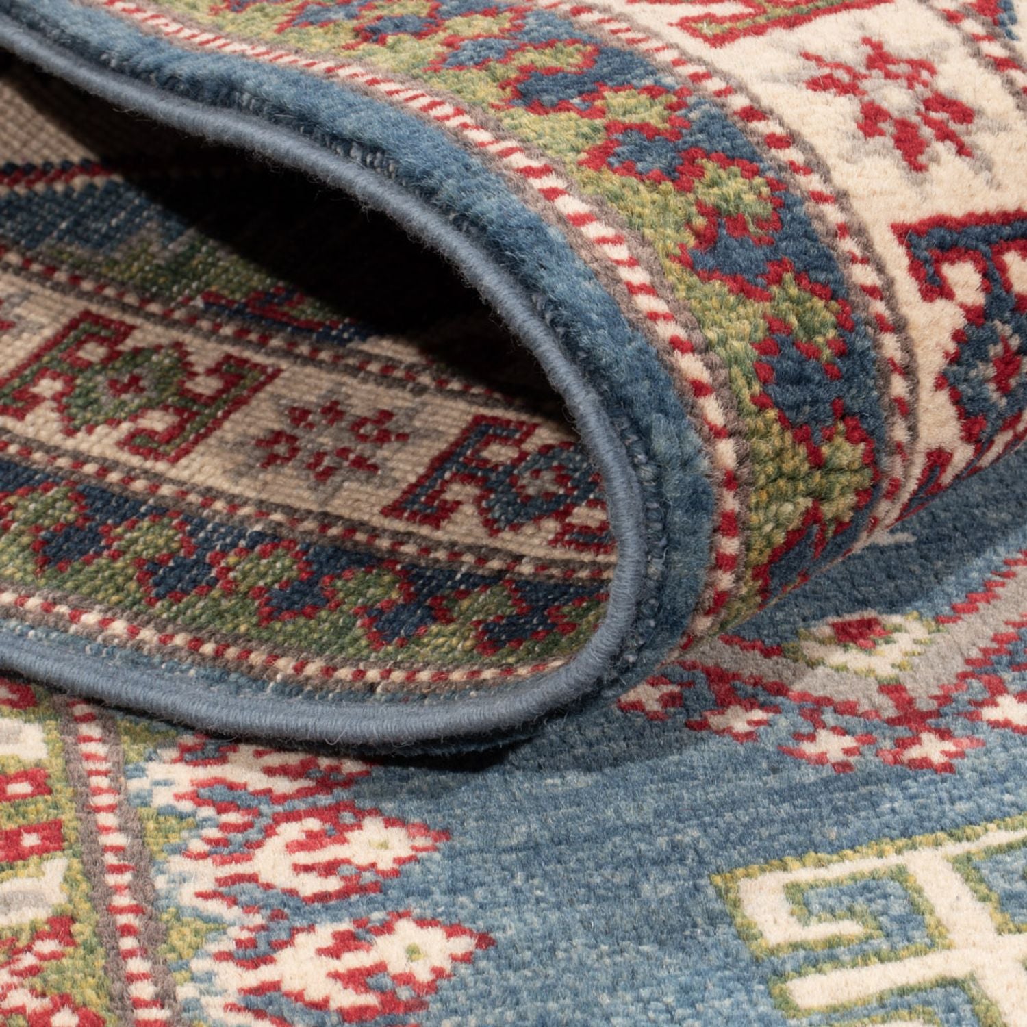 Alfombra Ziegler - Kazak - 197 x 149 cm - azul