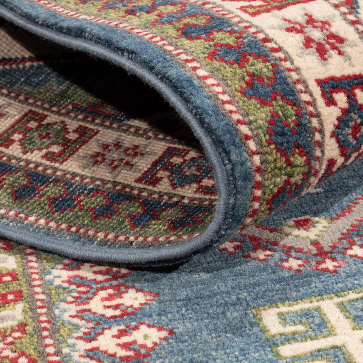 Alfombra Ziegler - Kazak - 197 x 149 cm - azul