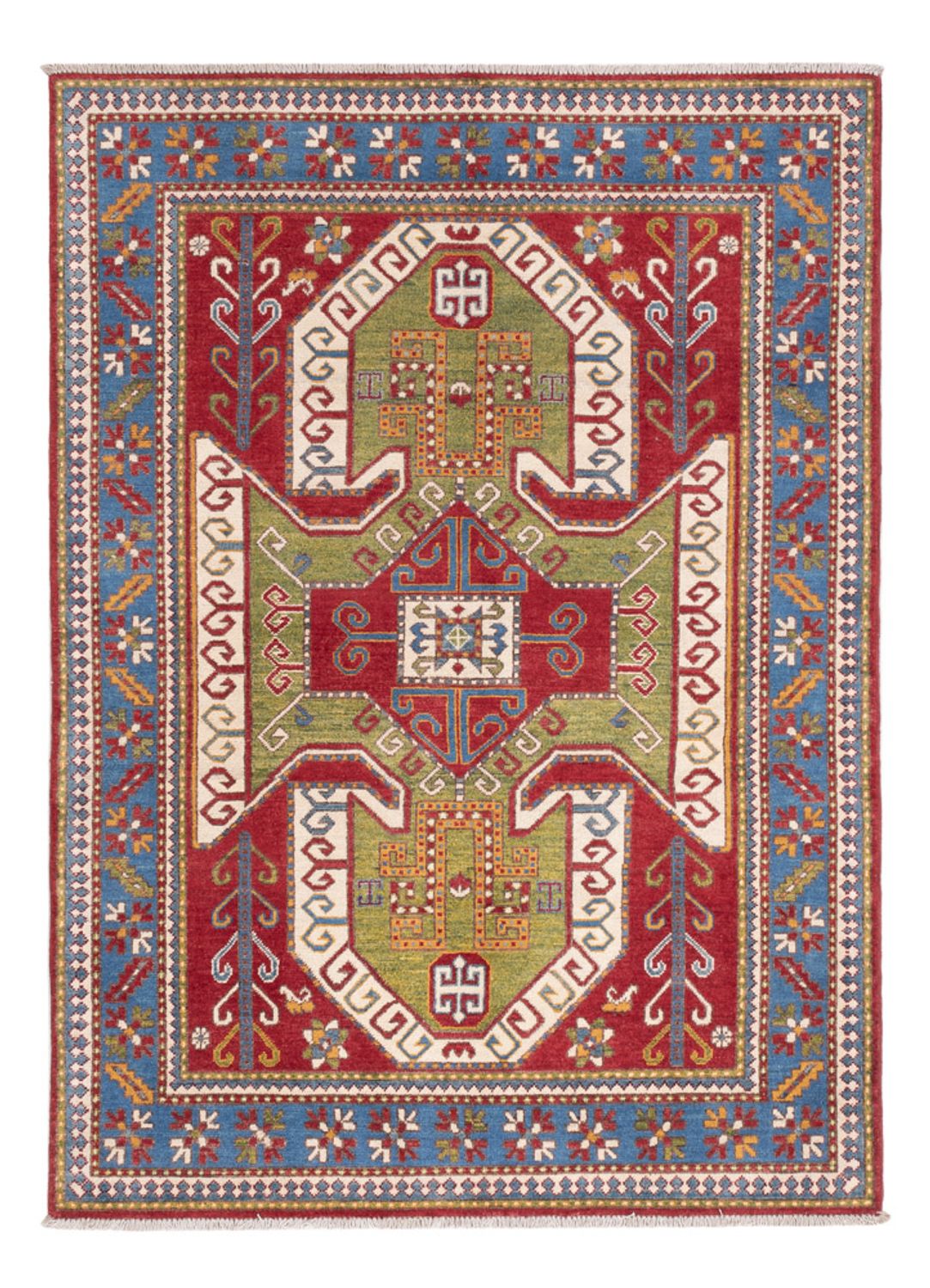 Alfombra Ziegler - Kazak - 202 x 143 cm - multicolor