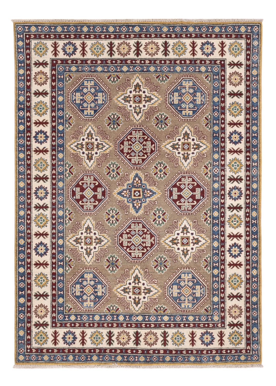 Alfombra Ziegler - Kazak - 212 x 150 cm - beige oscuro