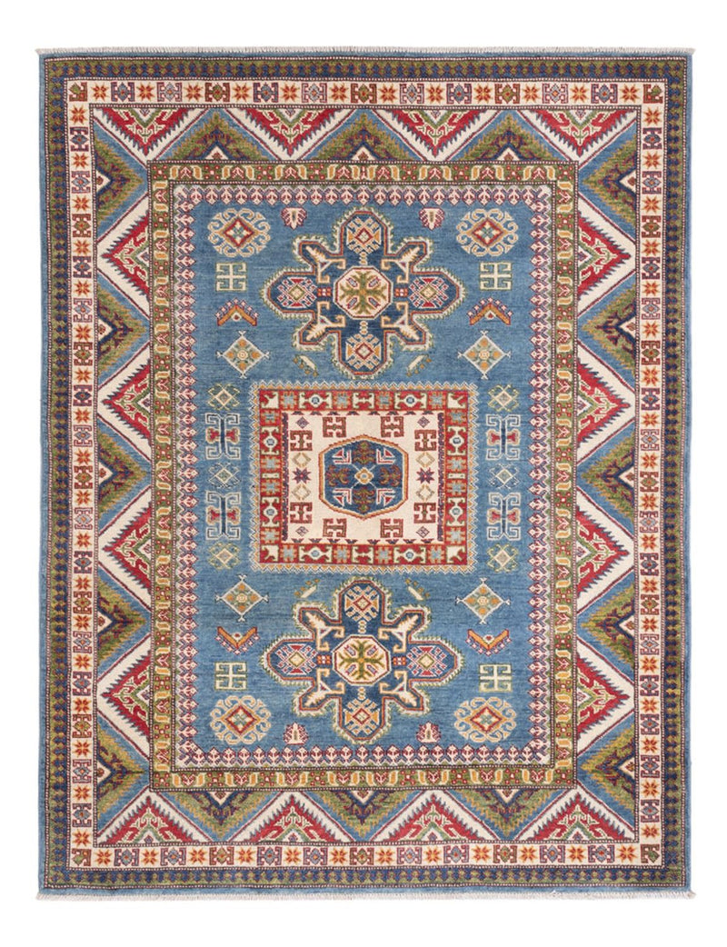 Alfombra Ziegler - Kazak - 193 x 148 cm - azul