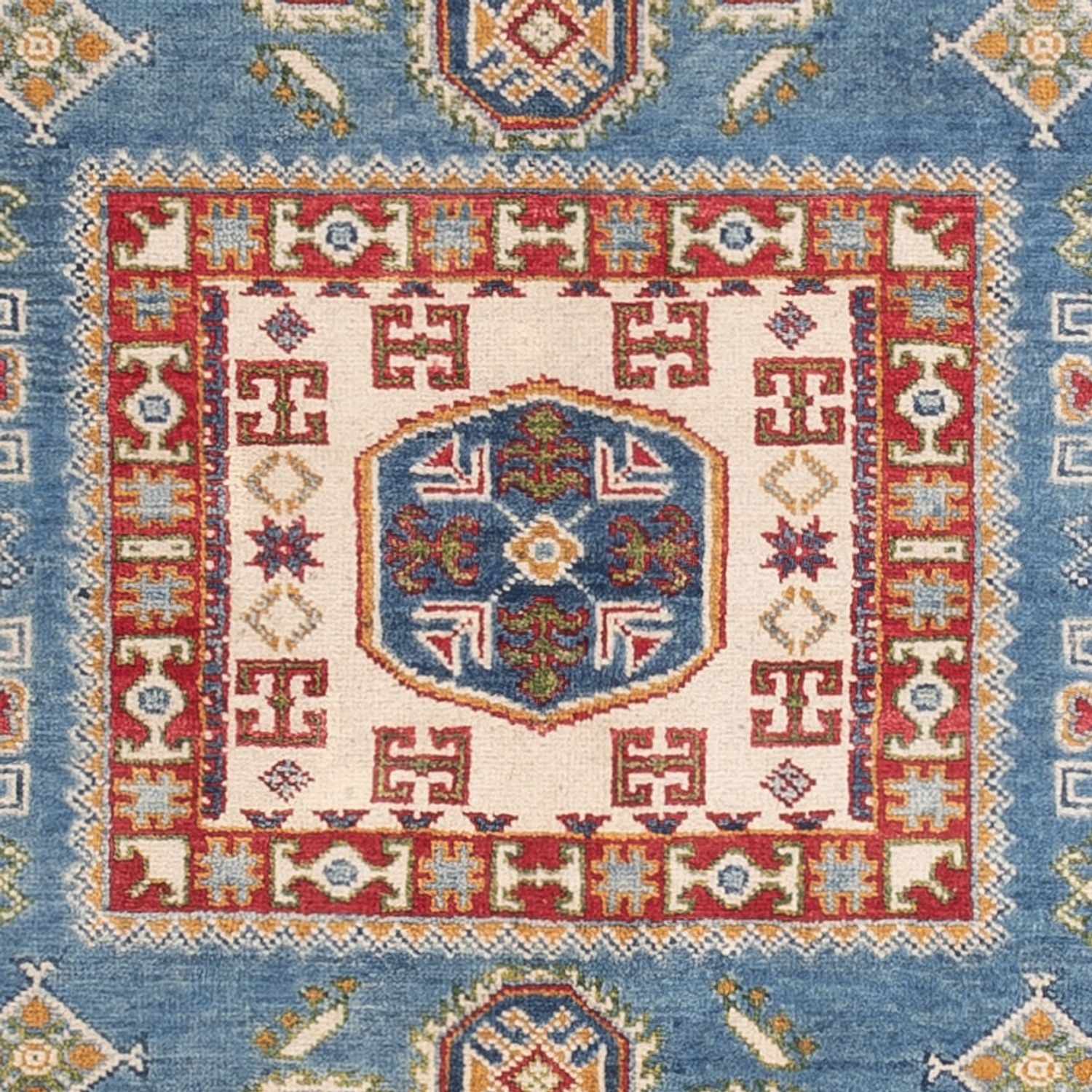 Alfombra Ziegler - Kazak - 193 x 148 cm - azul