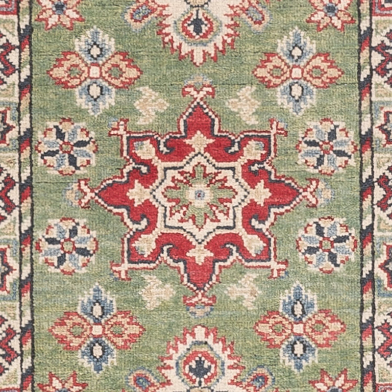 Alfombra de pasillo Alfombra Ziegler - Kazak - 181 x 64 cm - verde claro