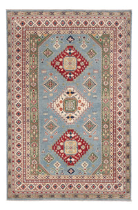 Alfombra Ziegler - Kazak - 291 x 195 cm - azul claro