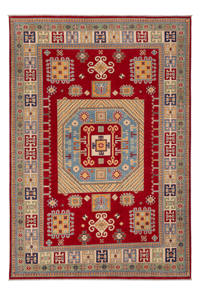 Alfombra Ziegler - Kazak - 293 x 205 cm - rojo