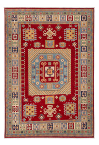 Alfombra Ziegler - Kazak - 293 x 205 cm - rojo