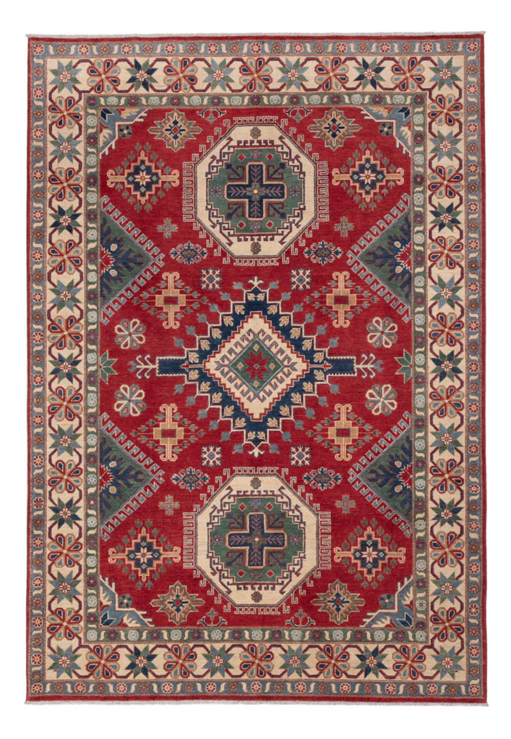 Alfombra Ziegler - Kazak - 293 x 203 cm - rojo