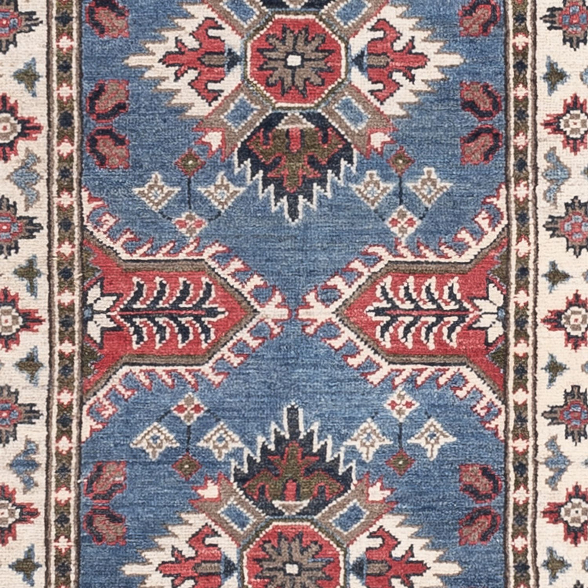 Alfombra de pasillo Alfombra Ziegler - Kazak - 288 x 82 cm - azul