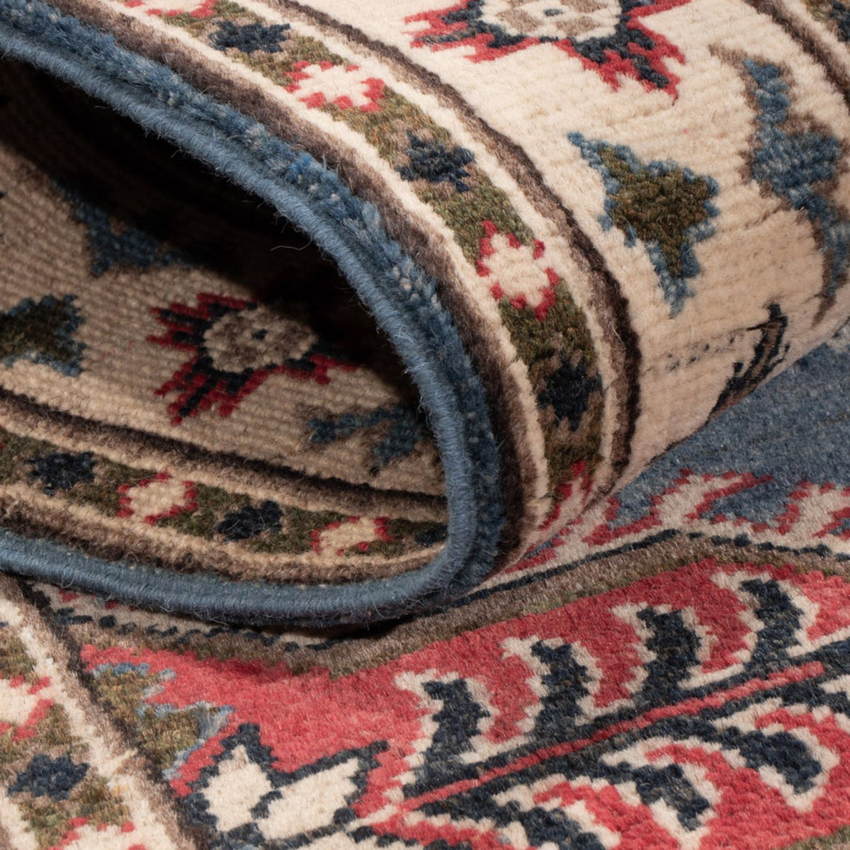 Alfombra de pasillo Alfombra Ziegler - Kazak - 288 x 82 cm - azul