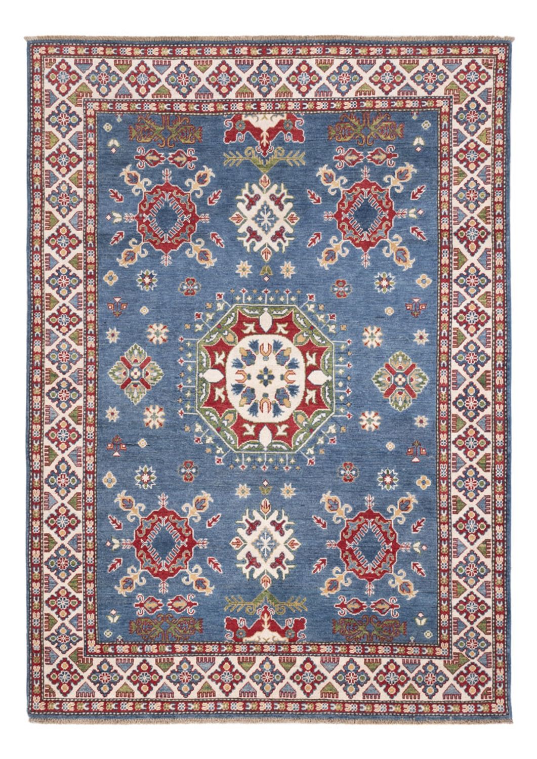 Alfombra Ziegler - Kazak - 234 x 170 cm - azul