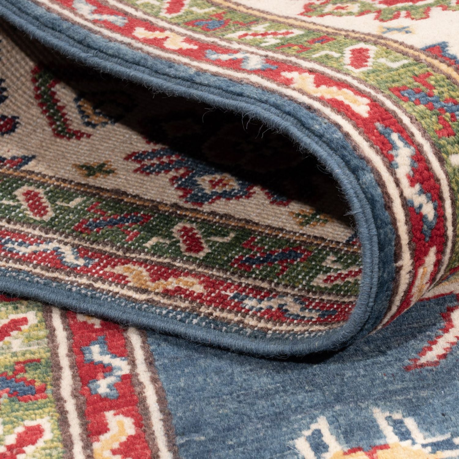 Alfombra Ziegler - Kazak - 245 x 171 cm - azul