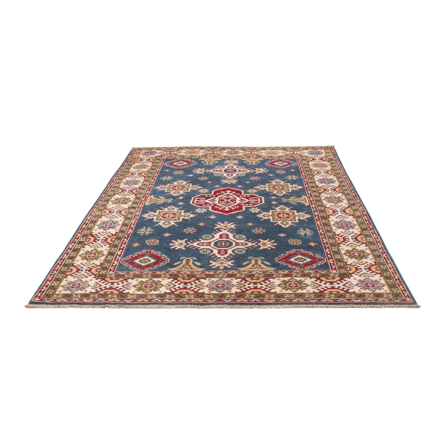 Alfombra Ziegler - Kazak - 245 x 171 cm - azul