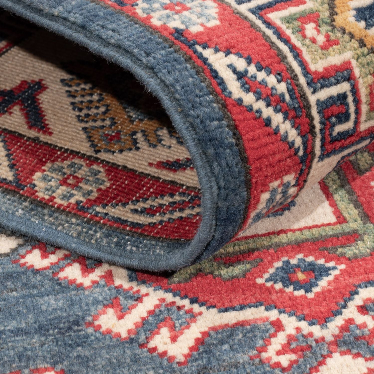 Alfombra Ziegler - Kazak - 205 x 152 cm - azul