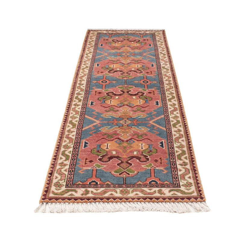 Alfombra de pasillo Alfombra Ziegler - Kazak - 297 x 76 cm - azul