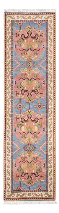 Alfombra de pasillo Alfombra Ziegler - Kazak - 296 x 79 cm - azul